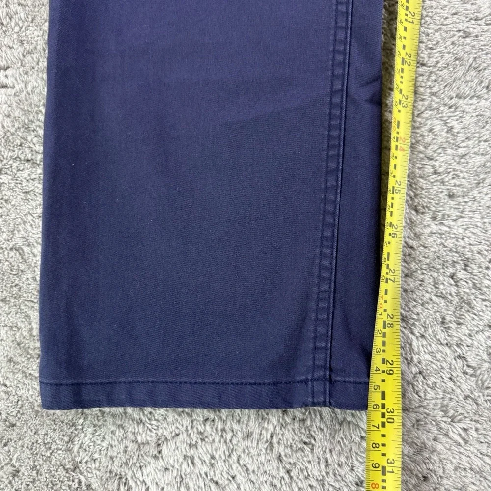 Polo Ralph Lauren Mens Golf Tailored-Fit Cotton Stretch Chino 32x30 Blue Navy